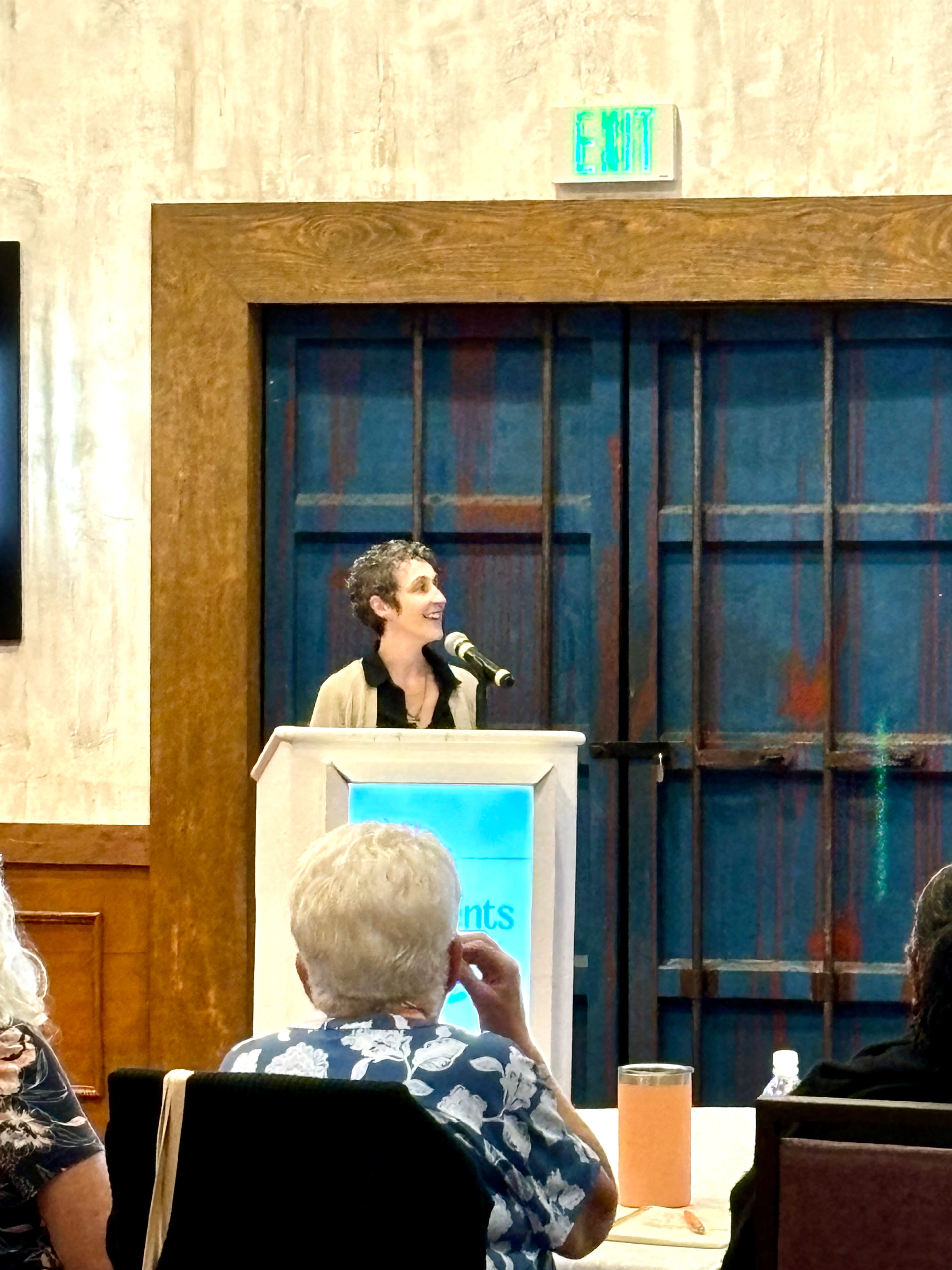 Speaker presenting at a Lactivents conference